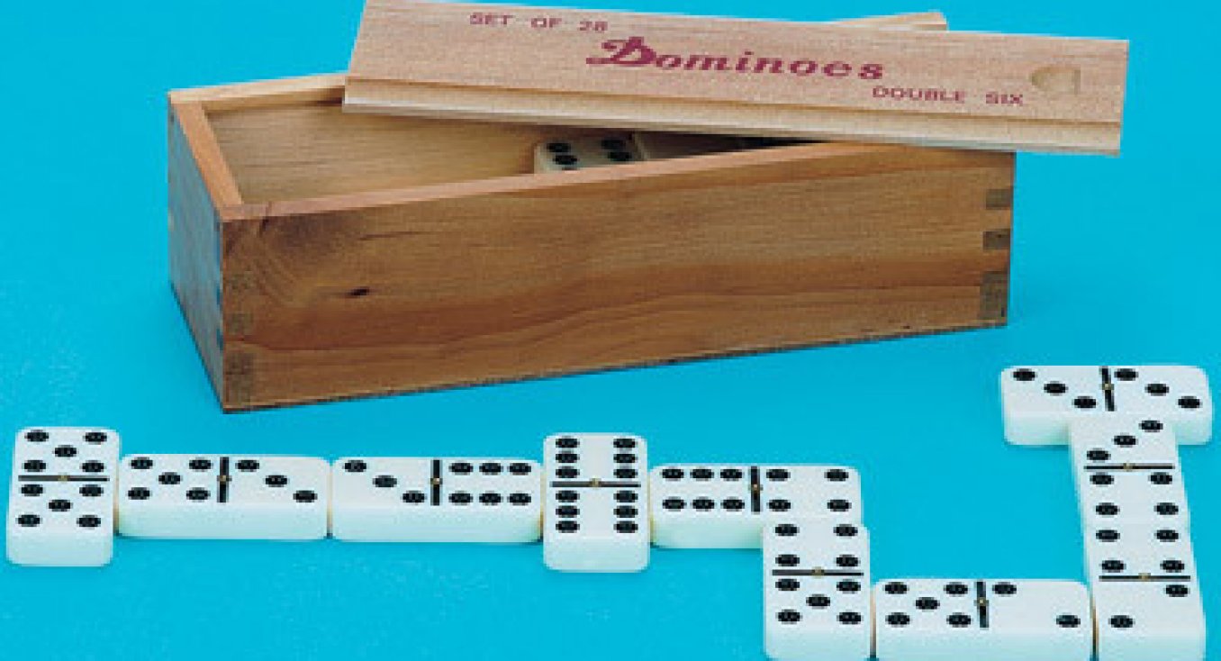 Domino žaidimas, pritaikytas akliesiems ir silpnaregiams