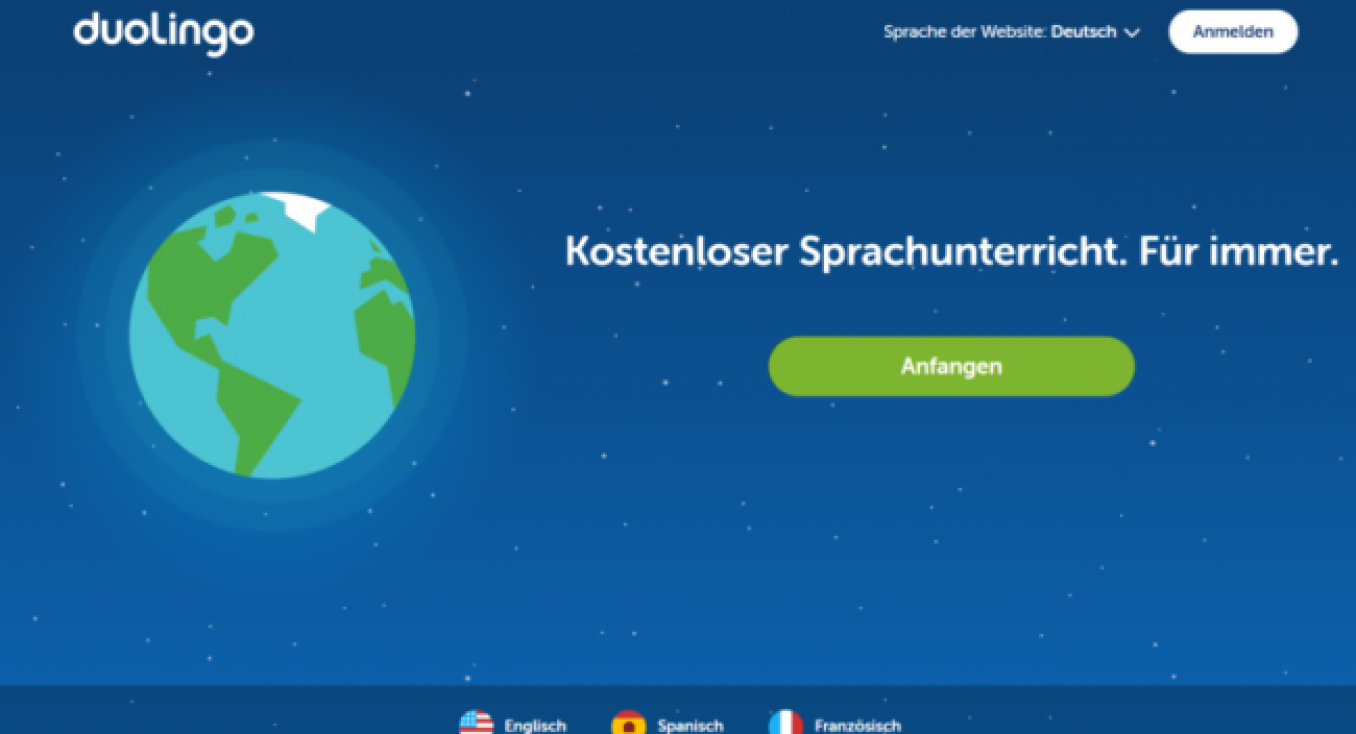 Duolingo užsienio kalbų mokymosi programėlė prieinama ir neregiams