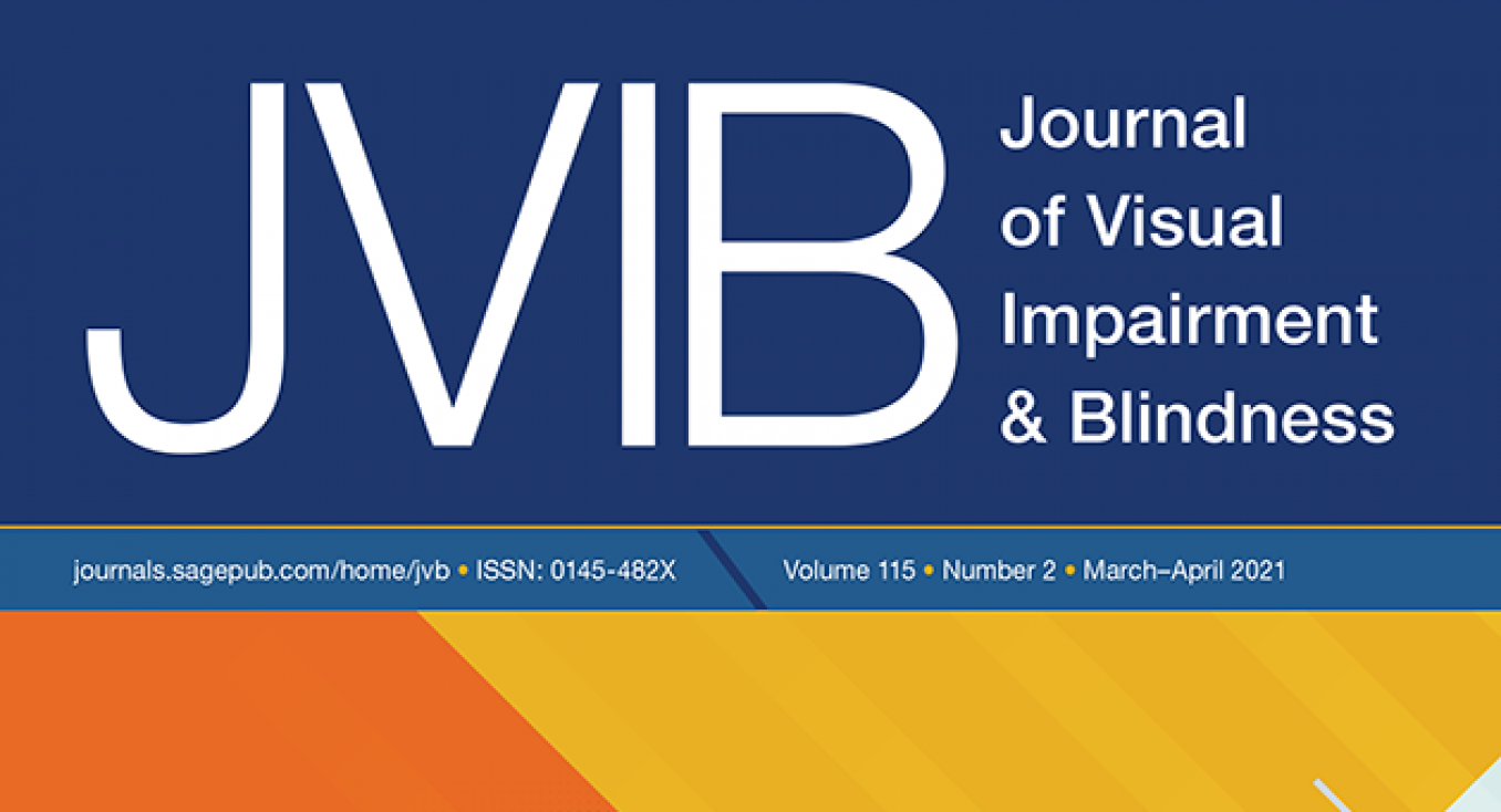 Skaitykite žurnalo Journal of Visual Impairment and Blindness antrąjį šių metų numerį