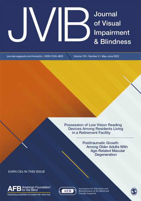 „Journal of Visual Impairment“ 2022 m. trečiojo numerio apžvalga