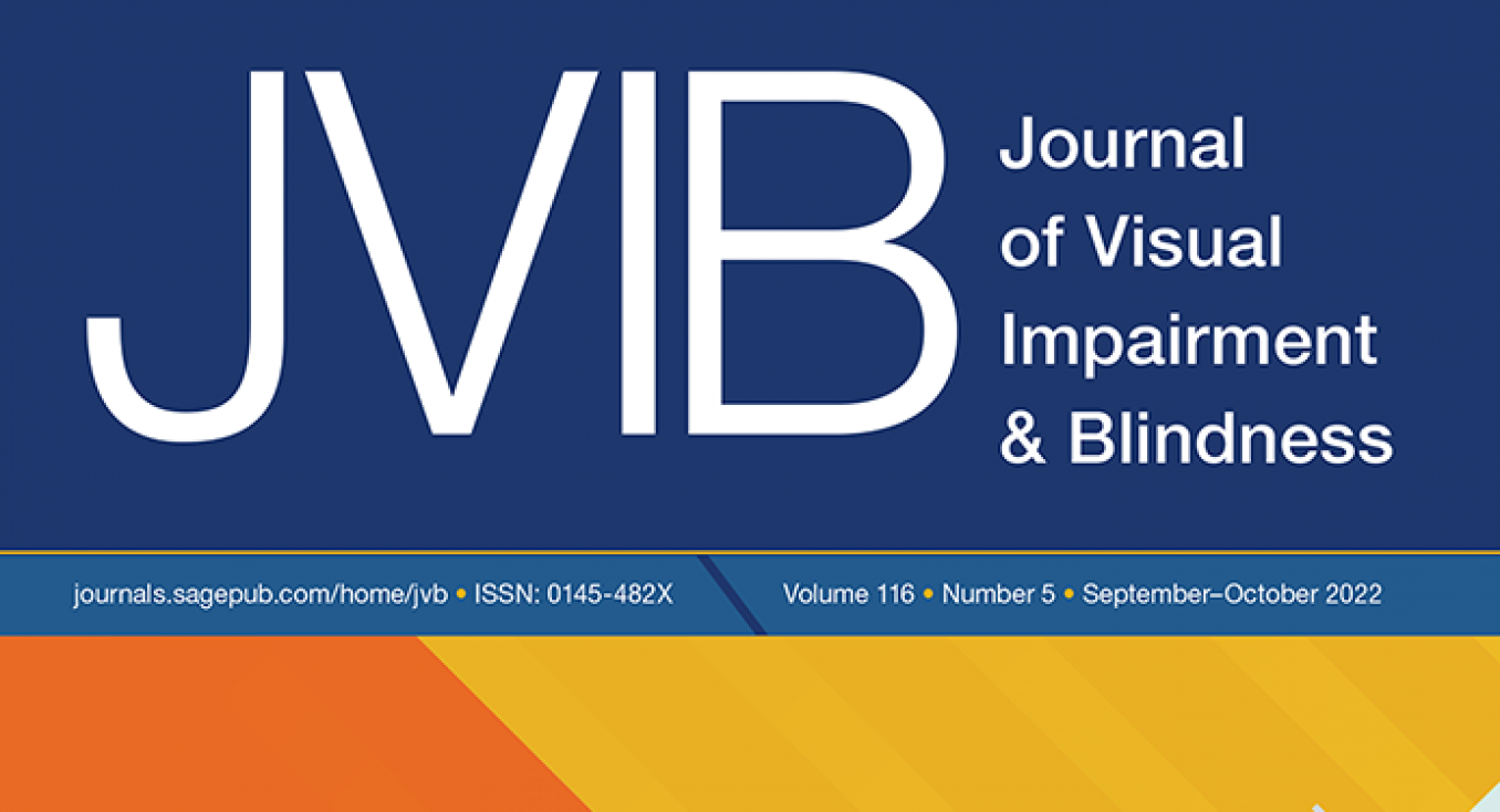 „Journal of visual impairment and blindness“ 2022 m. 5-ojo numerio apžvalga