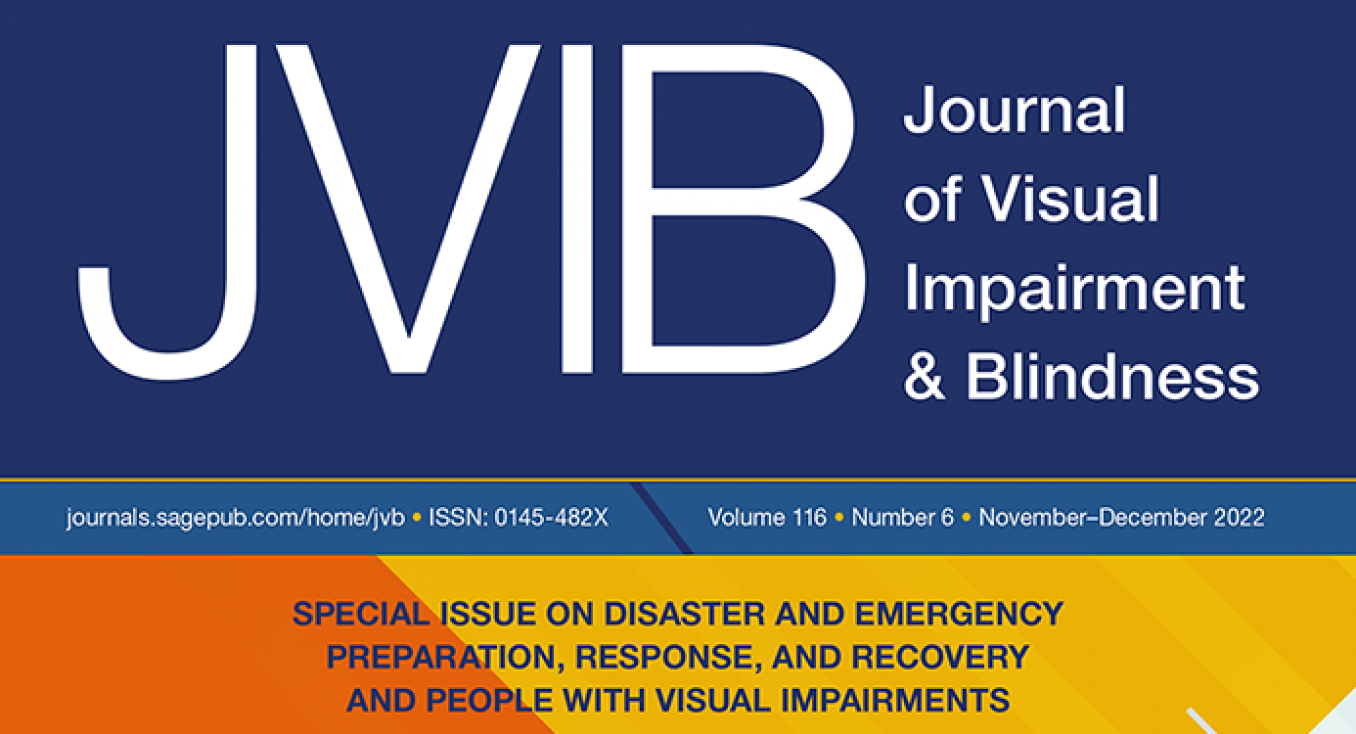 „Journal of Visual Impairment and Blindness“ 2022 m. 6-ojo numerio apžvalga