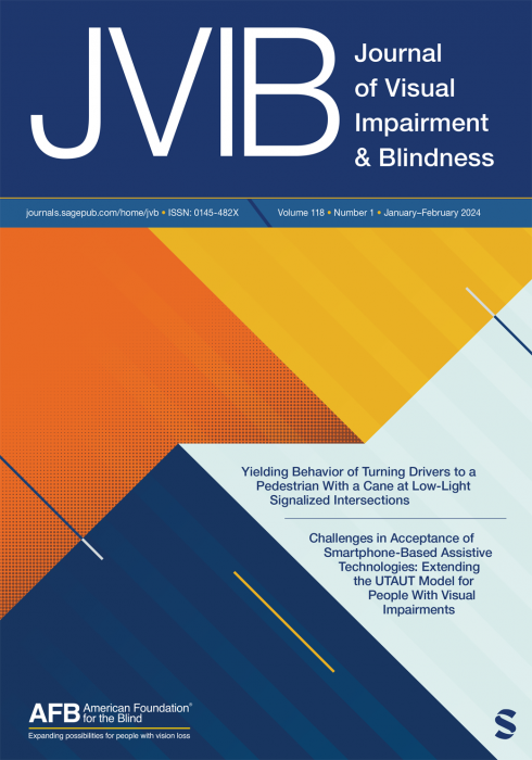 „Journal of Visual Impairment and Blindness“ (JVIB) 2024 m. pirmojo numerio apžvalga