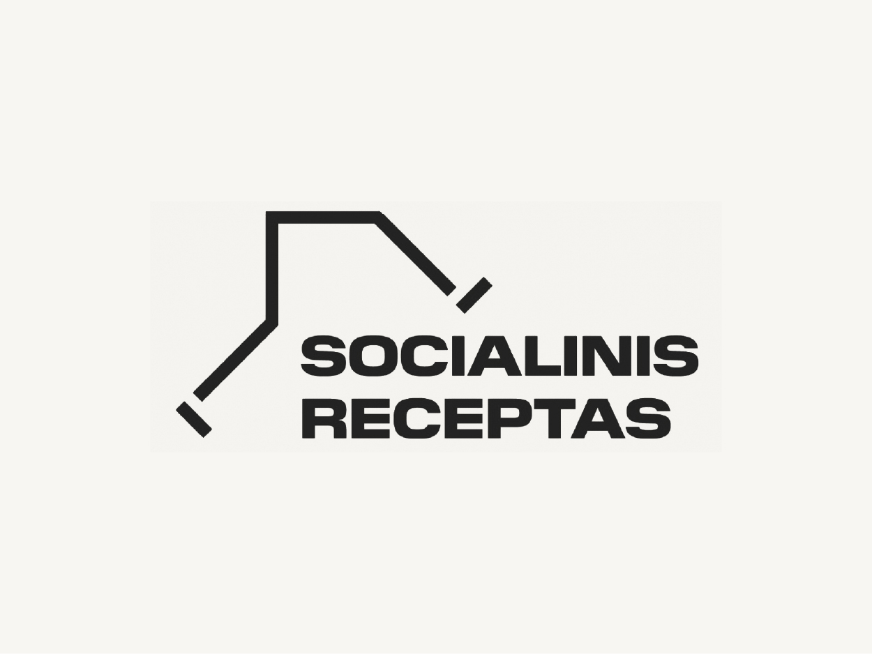 Logotipas su užrašu