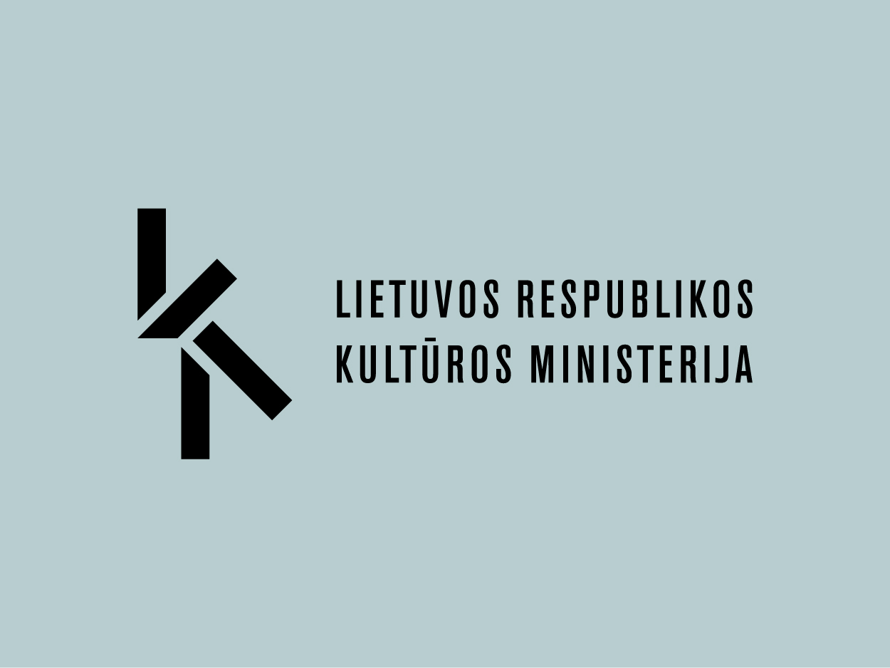 Lietuvos respublikos kultūros ministerijos logotipas.