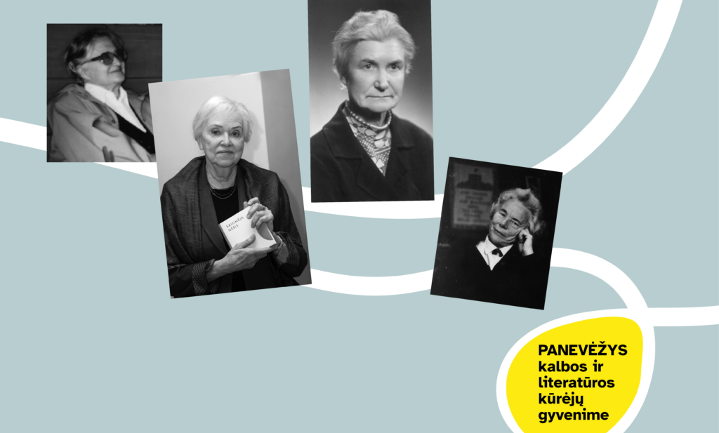 Nespalvotos žymiū Panevėžio moterų nuotraukos
