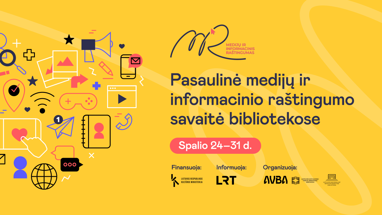Medijų ir informacinio raštingumo savaitė bibliotekose