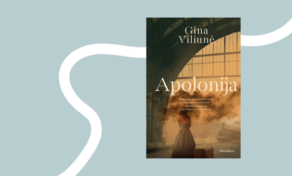 G. Viliūnės istorinio romano „Apolonija“ viršelis