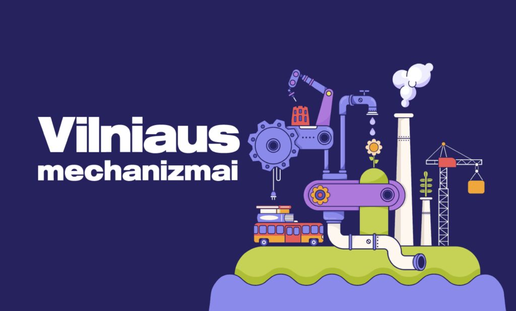 Festivalio „Vilniaus mechanizmai“ vizualika.